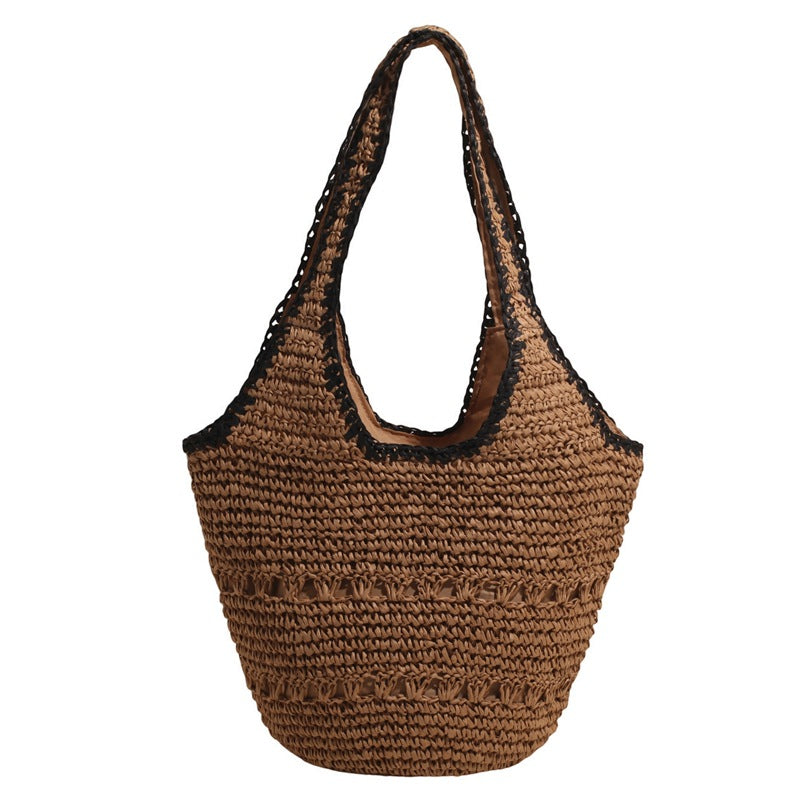 Woven Straw Tote Bag — product view 5