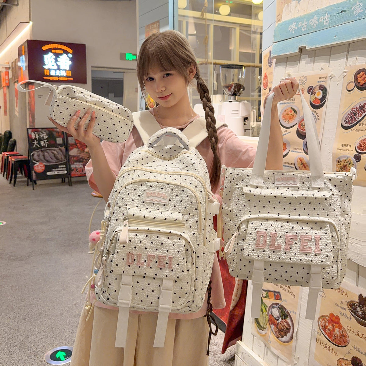 Multi-Compartment Foldable Backpack LoungeYard — product view 2