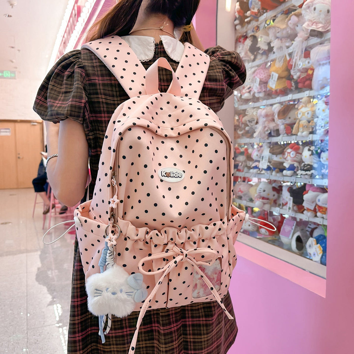Cute Animal-Themed School Backpack LoungeYard — product view 4