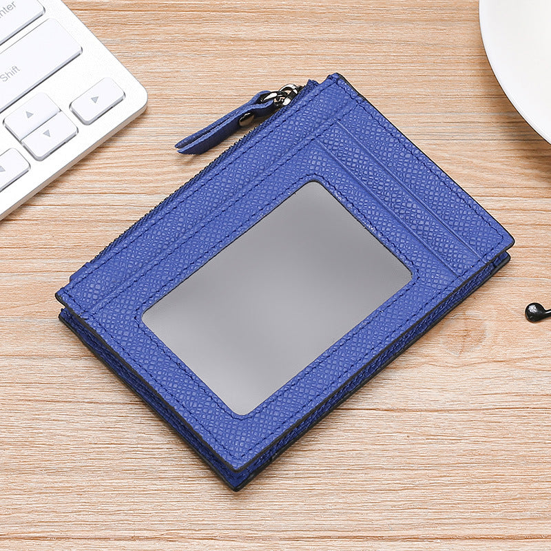 Textured Leather Card Holder — product view 6