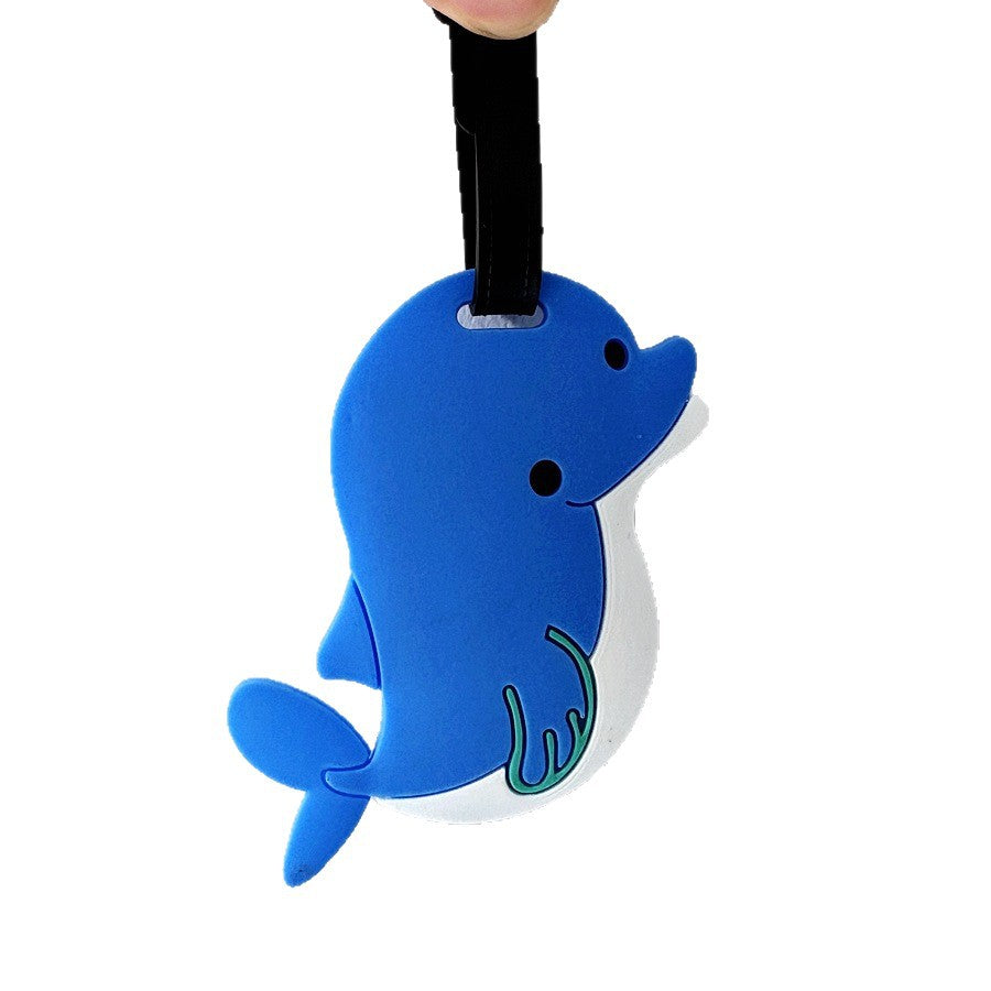Dolphin-Shaped Luggage Tag LoungeYard — product view 5