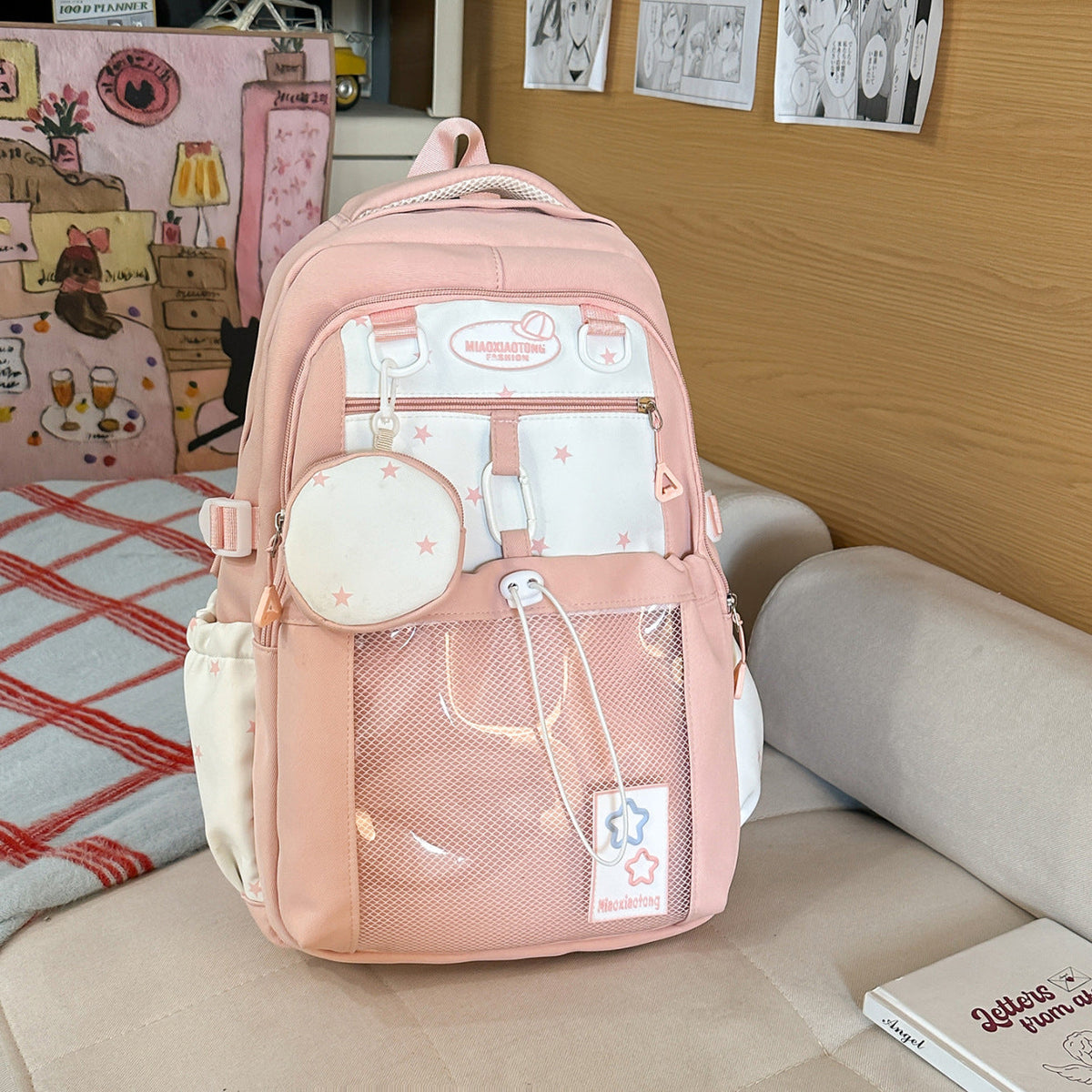 Versatile Travel School Backpack LoungeYard — product view 3