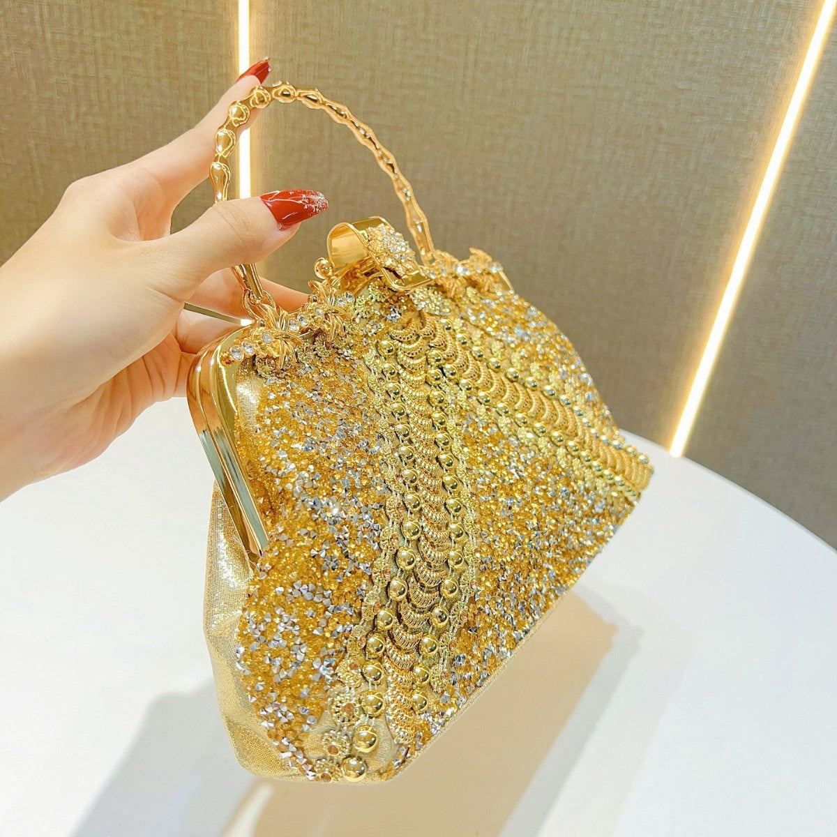 Glamorous Handcrafted Evening Purse — product view 2