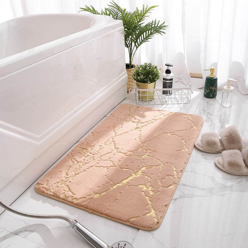 Luxurious Velvet Bath Mat Bowlift — product view 6