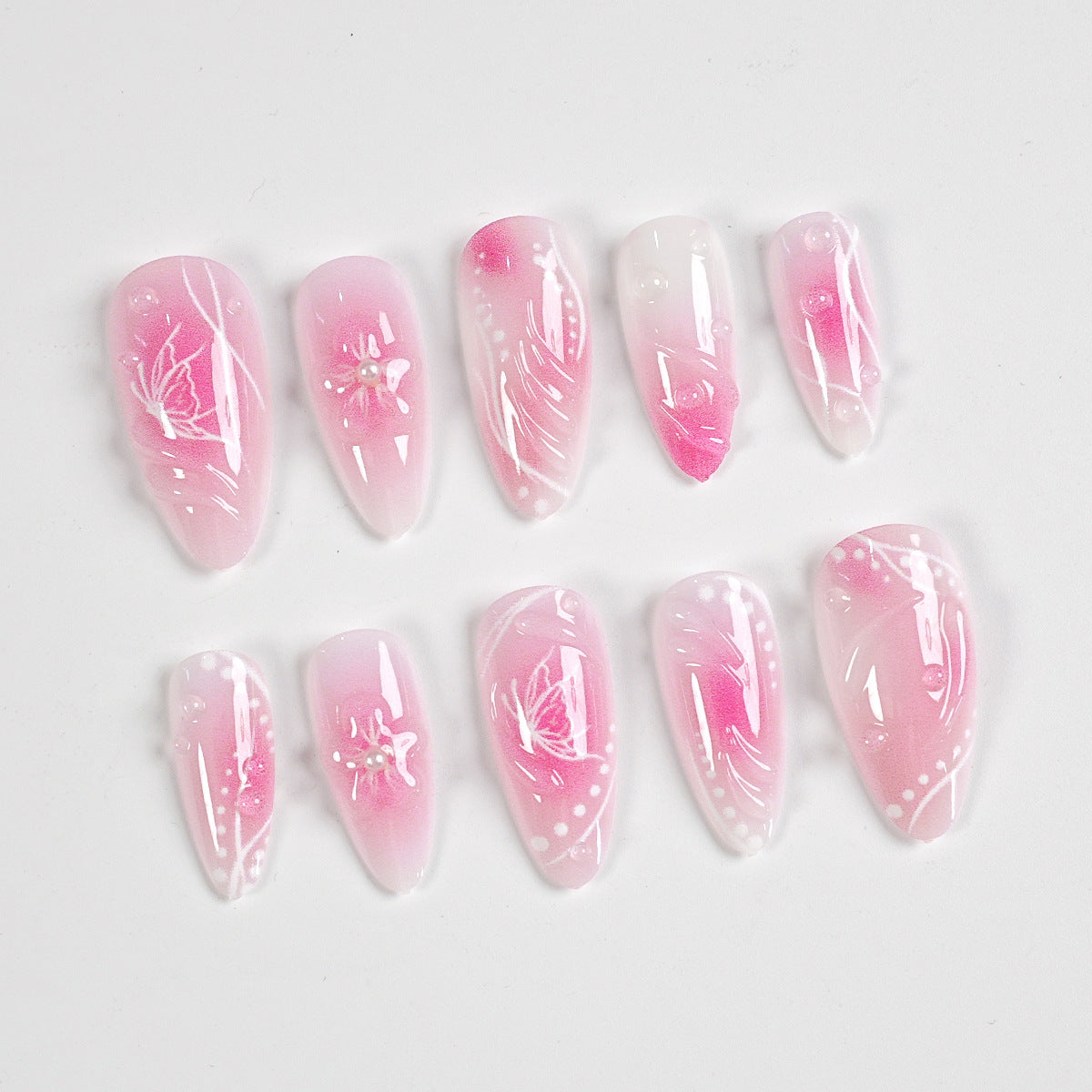 Elegant Articulated Press-On Nail Kit — product view 3
