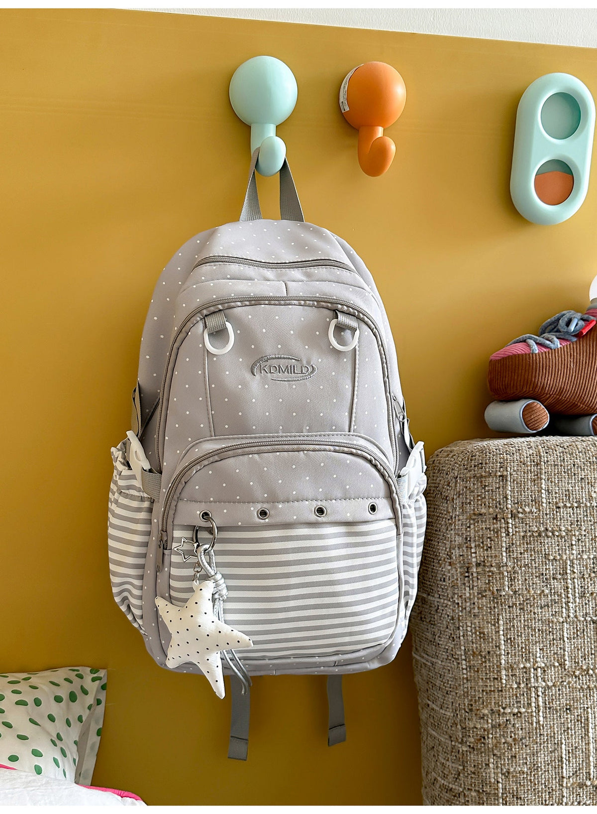 Multi-Functional Polka Dot Backpack — product view 1