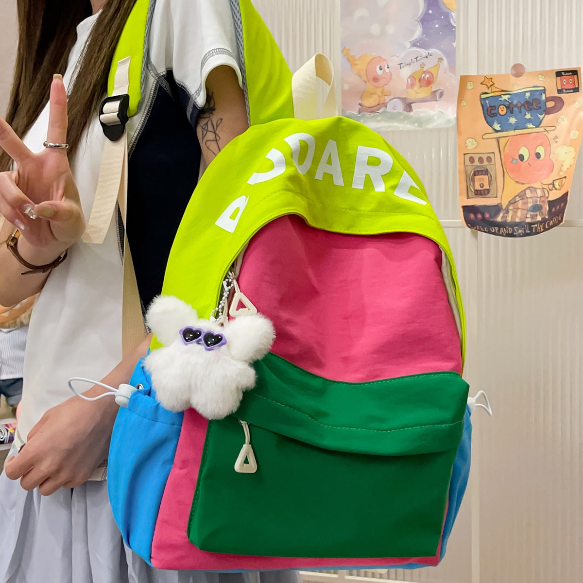 Colorful Practical Backpack LoungeYard — product view 1