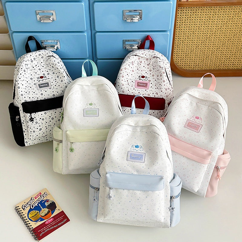 Cute Floral Embellished Backpack LoungeYard — product view 4