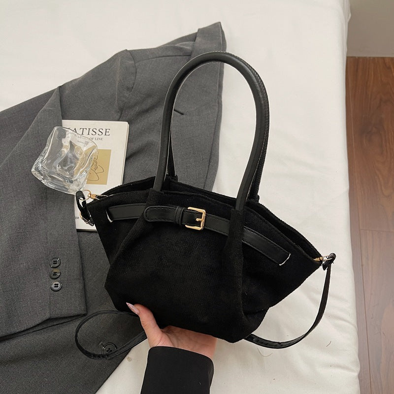WoChic Suede Satchel Bag LoungeYard — product view 2
