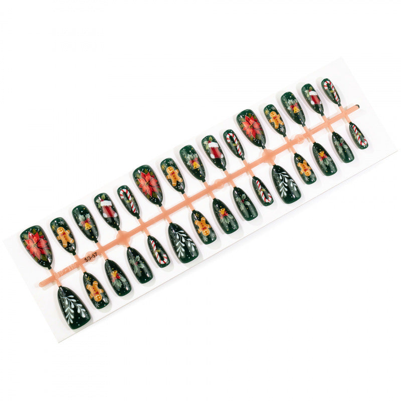Holiday-Themed Artistic Press-On Nail Set — product view 5