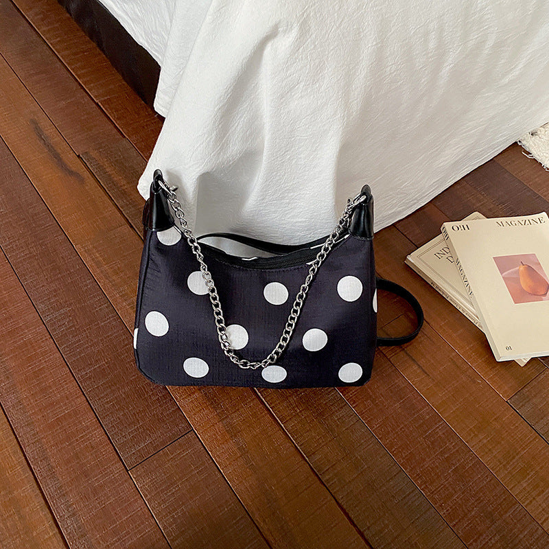 WoPolka Dot Patterned Crossbody Handbag LoungeYard — product view 4