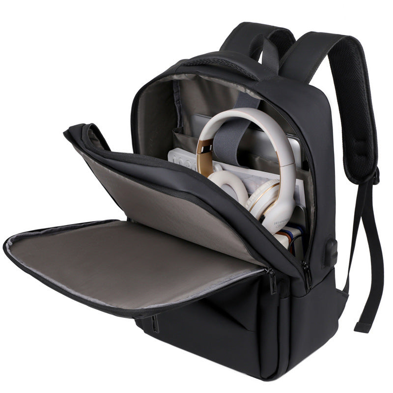Urban Backpack with Waterproof Properties and Intelligent Compartment System LoungeYard — product view 3