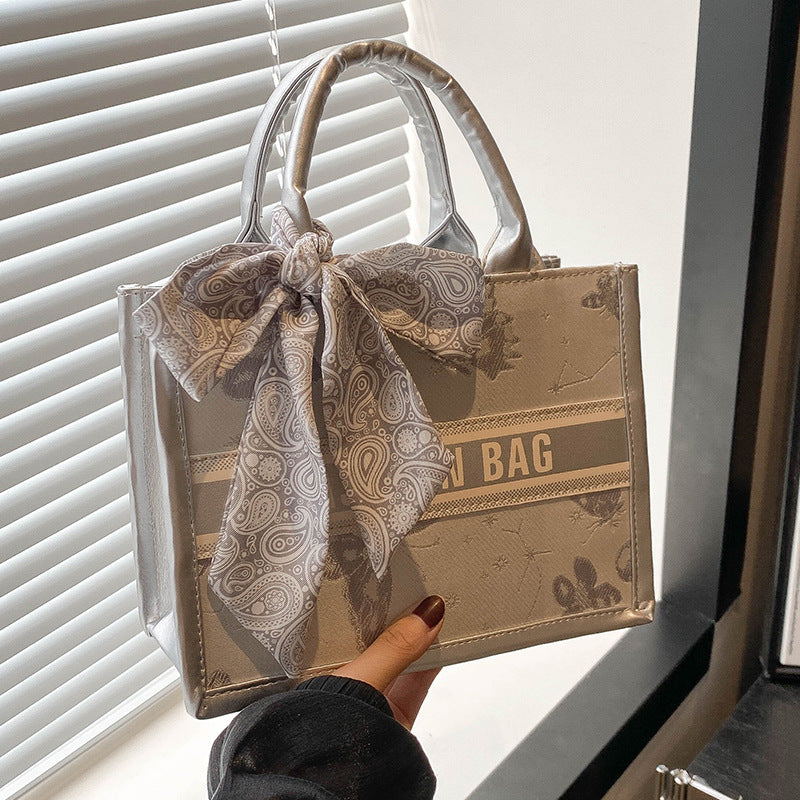 Elegant Structured Satchel Bag — product view 3