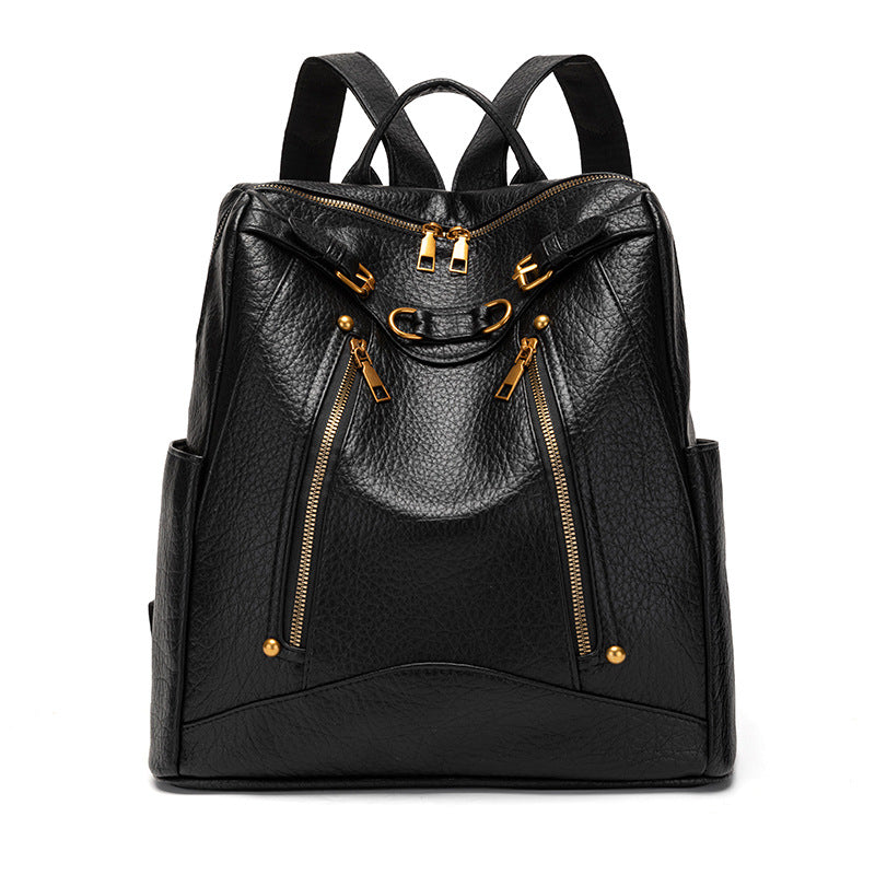 Versatile Multifunctional Leather Backpack — product view 2