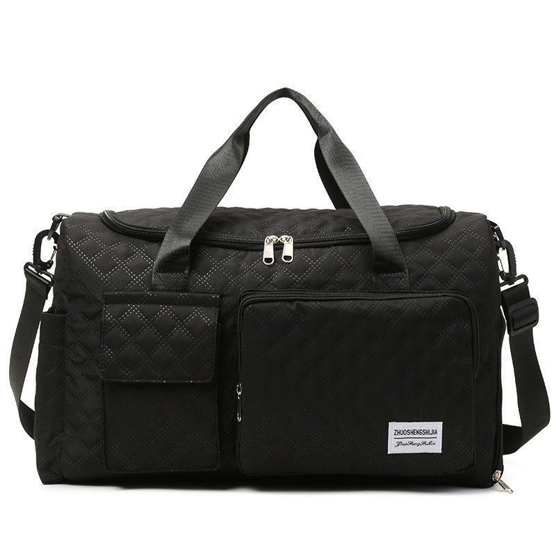 Premium Quilted Gym Duffel Bag — product view 7