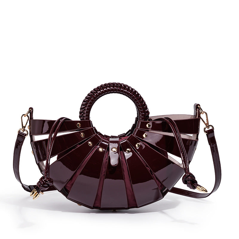 Elegant Fan-Shaped Handbag LoungeYard — product view 6
