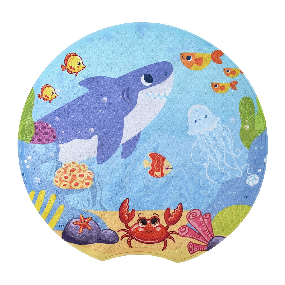 Cartoon Ocean-Themed Bath Mat LoungeYard — product view 3