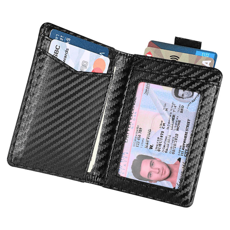 RFID-Blocking Carbon Fiber Cardholder LoungeYard — product view 5