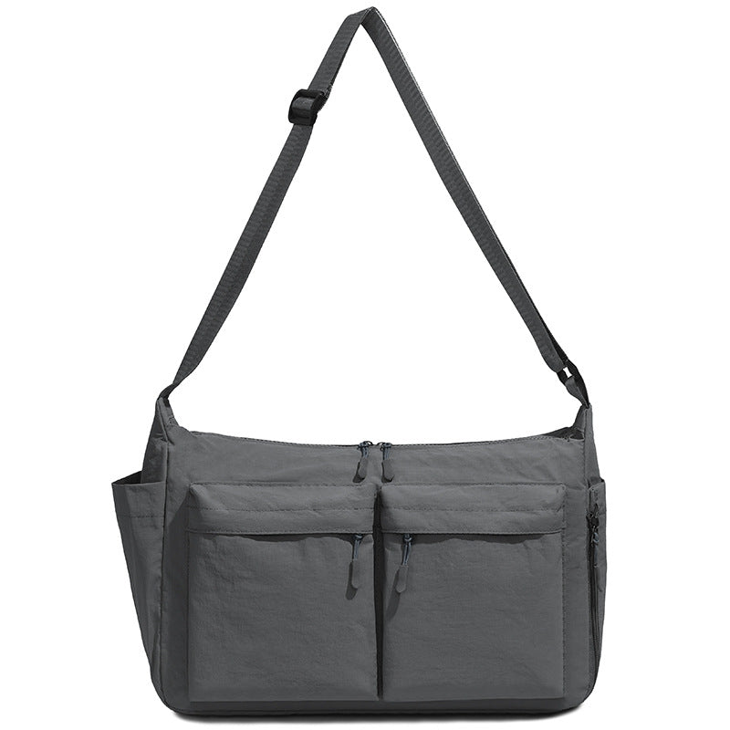 Multi-Pocket Crossbody Messenger Bag LoungeYard — product view 2