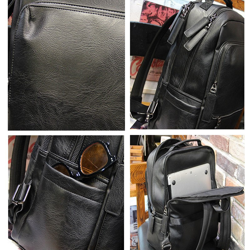 Elegant business backpack with organizer compartments LoungeYard — product view 4
