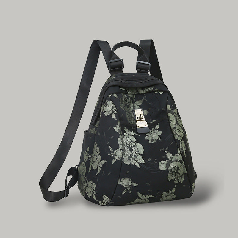 Floral Patterned Sling Backpack LoungeYard — product view 6