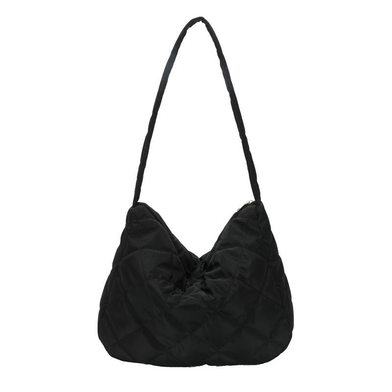 Quilted Hobo Handbag — product view 7