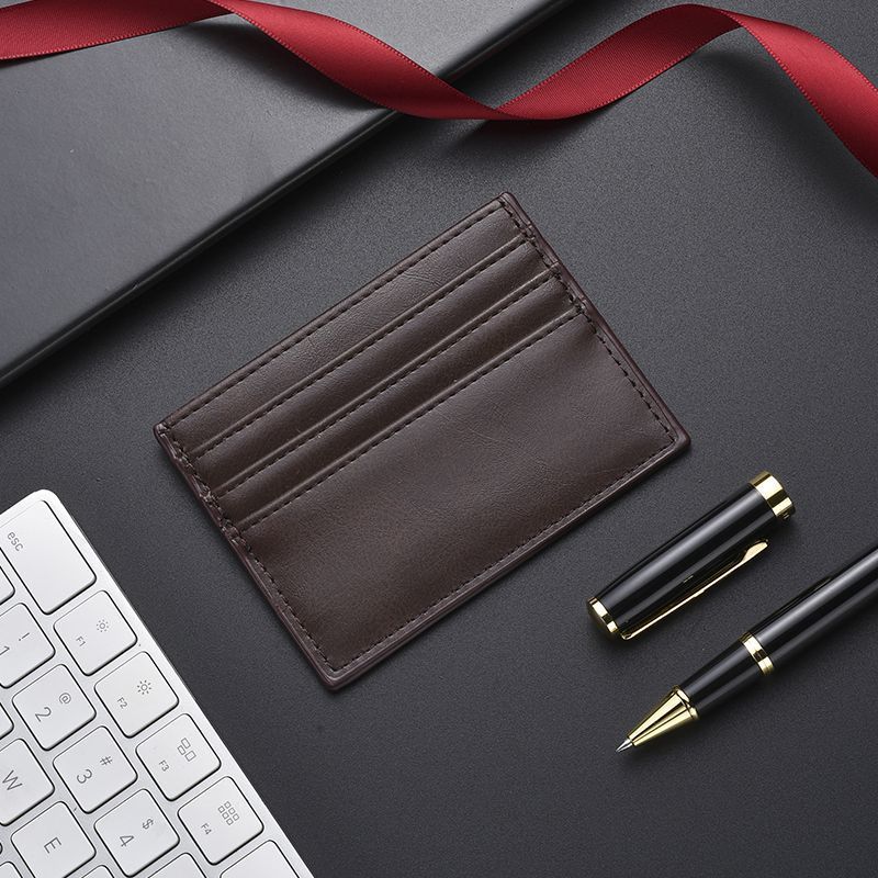 Textured Leather Card Holder LoungeYard — product view 7