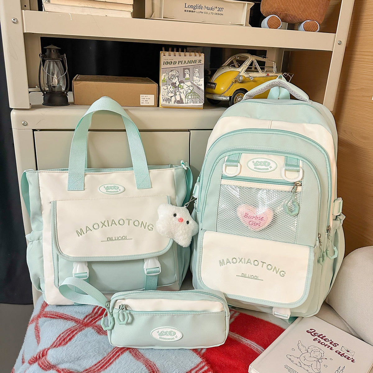 Versatile Multi-Pocket School Backpack LoungeYard — product view 2