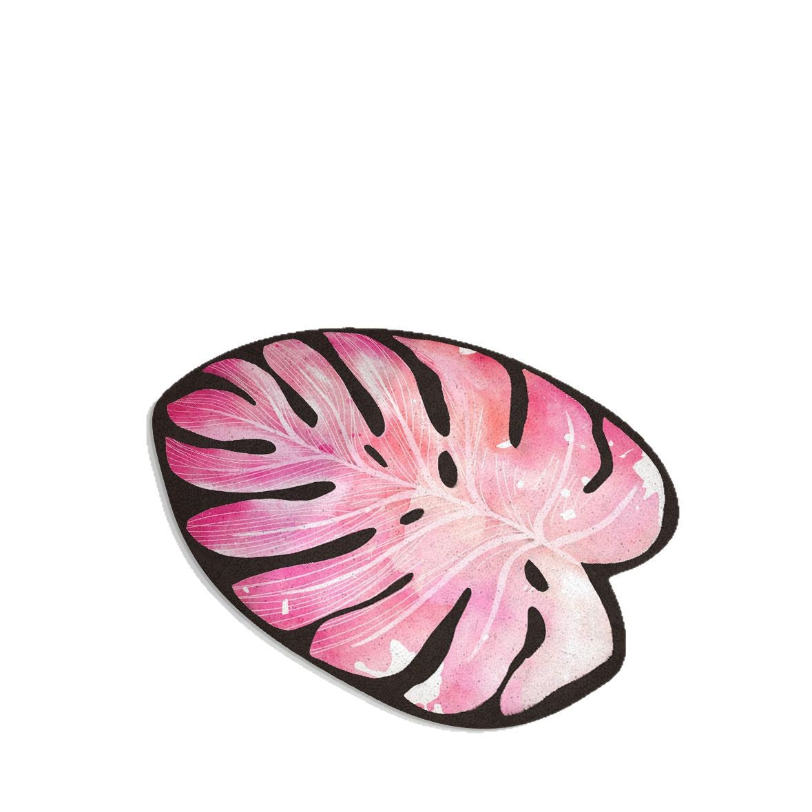 Tropical Leaf Shaped Bath Mat — product view 2