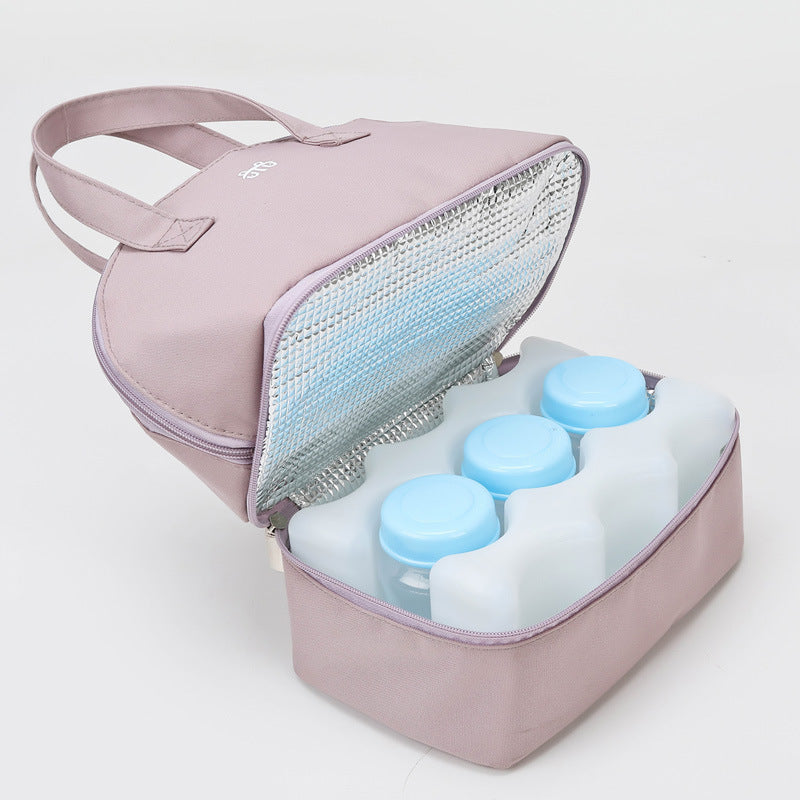 Women's insulated cooler bag with practical double zip design LoungeYard — product view 1