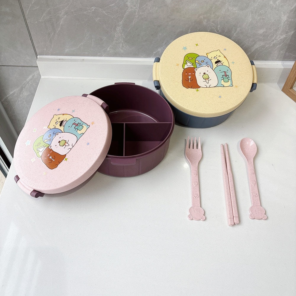 Cute Character Meal Prep Container — product view 1