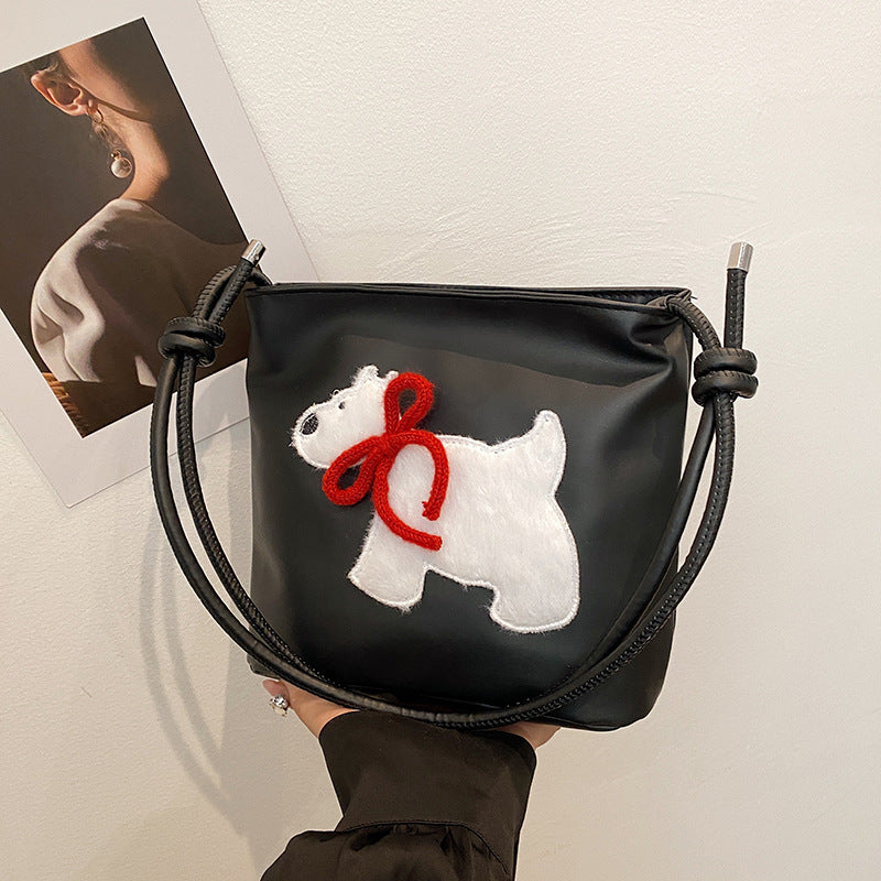 WoCute Teddy Bear Patch Handbag LoungeYard — product view 1