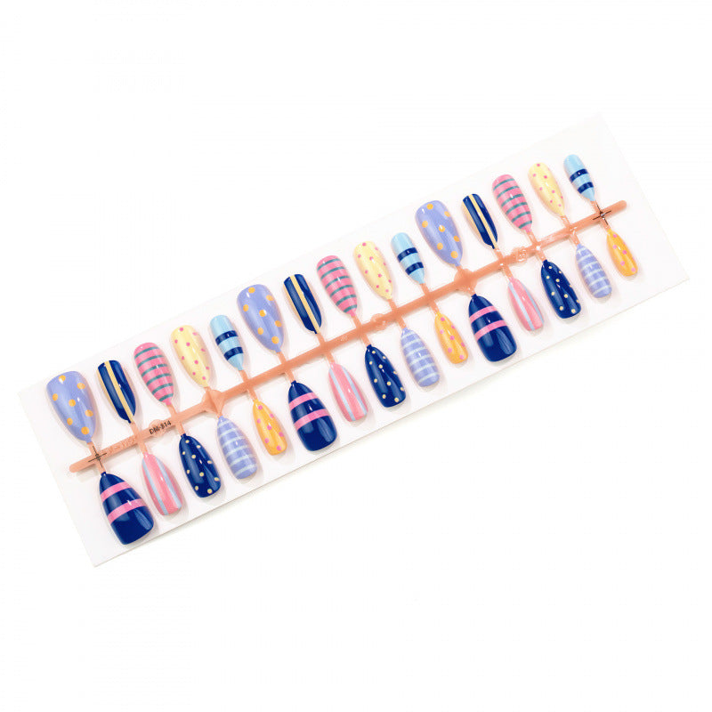 Creative Patterned Press-On Nail Art Set — product view 5