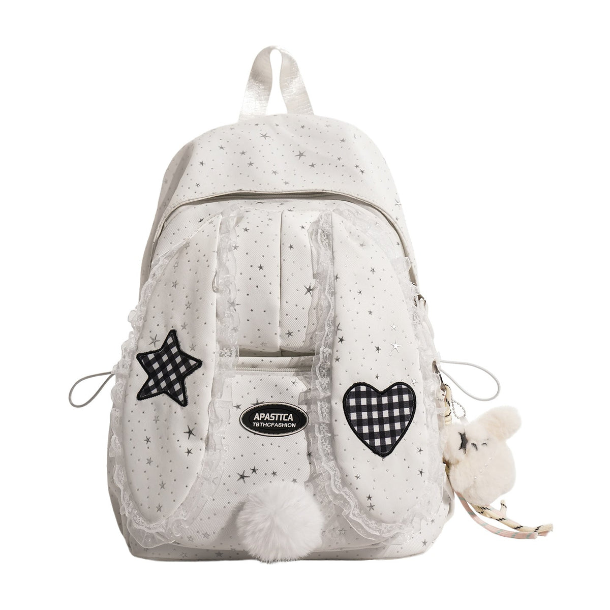 Whimsical Bunny-Ear Design Backpack LoungeYard — product view 5
