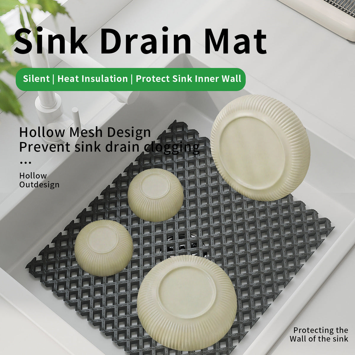 Flexible Kitchen Sink Mat — product view 1