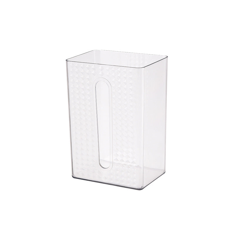 Multifunctional portrait acrylic storage container with viewing slot — product view 5