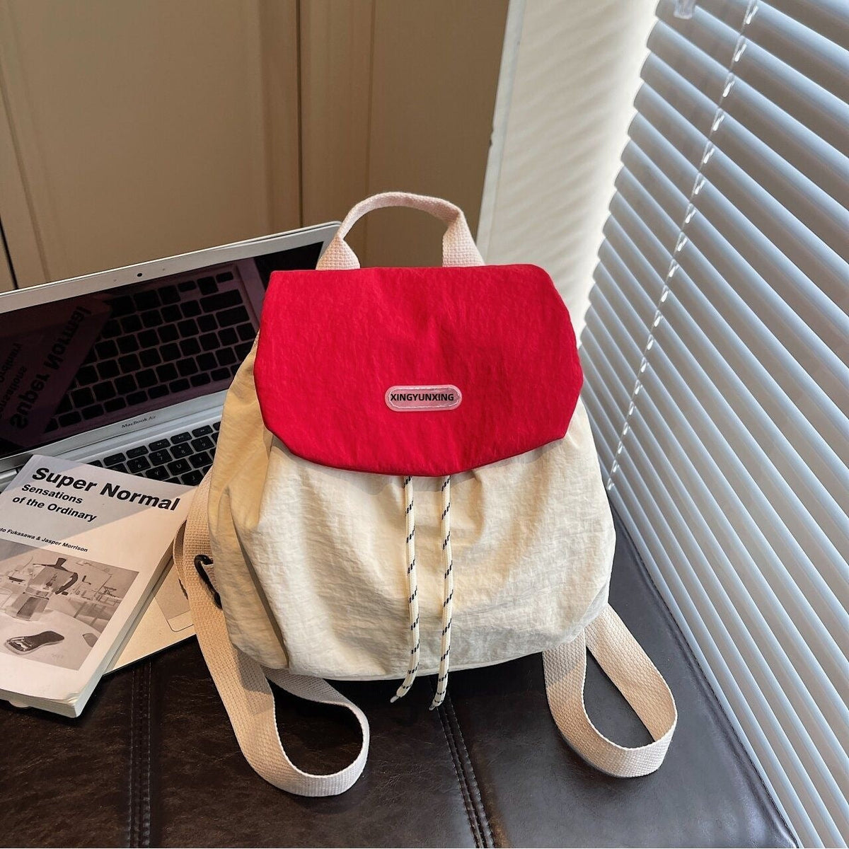 Women's Compact Versatile Drawstring Backpack LoungeYard — product view 3