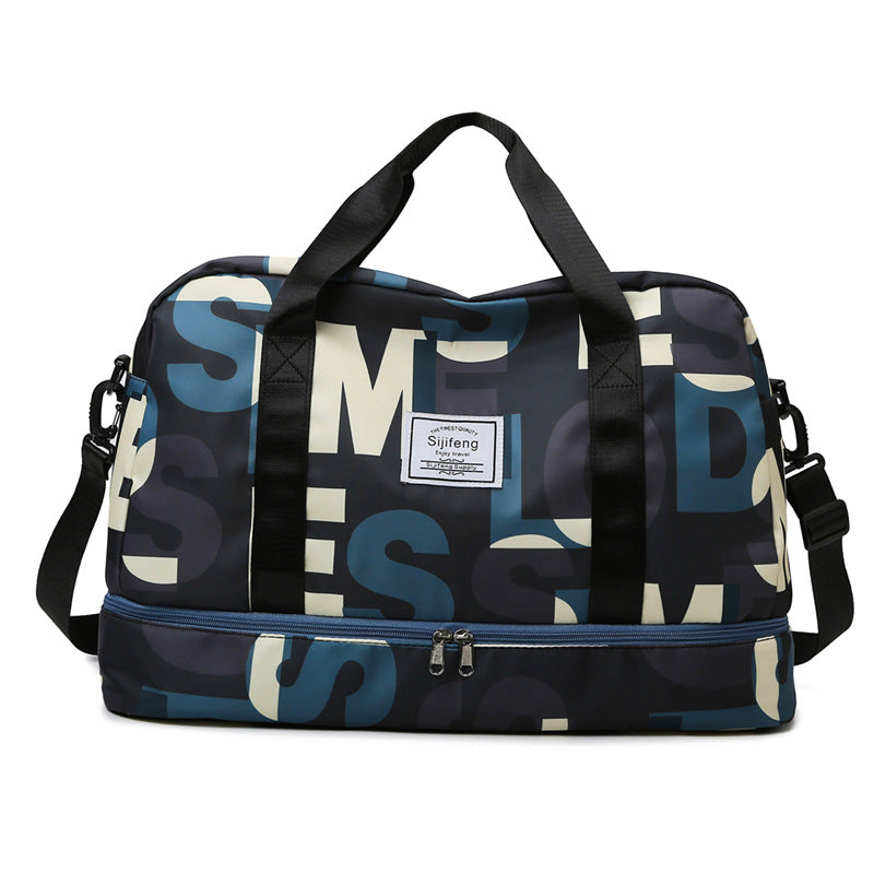 Stylish Sports Travel Duffle Bag with Multiple Compartments LoungeYard — product view 5
