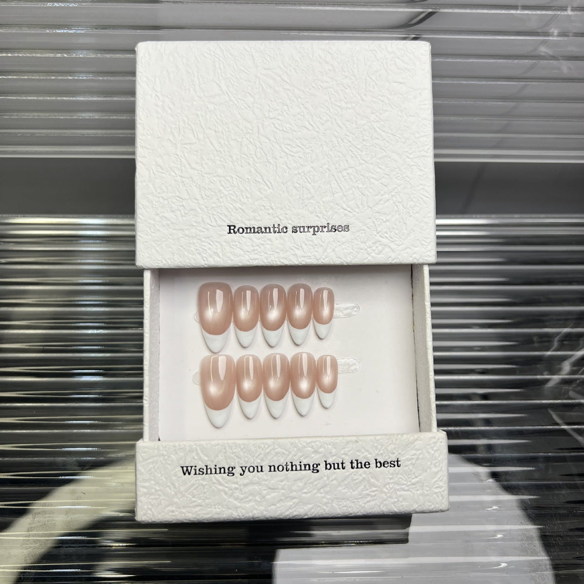 Premium French Tip Press-On Nails — product view 4
