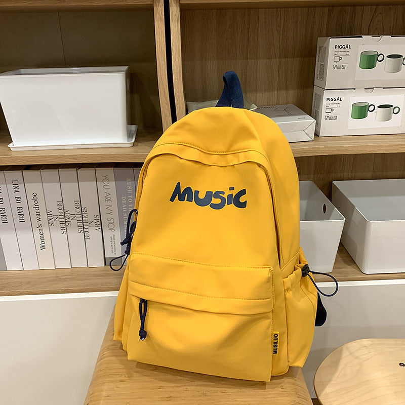 Casual Music-Themed Backpack LoungeYard — product view 4