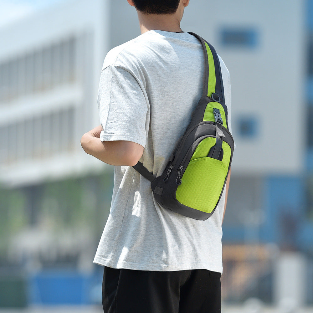 Sling backpack with comfortable back padding and many compartments LoungeYard — product view 1