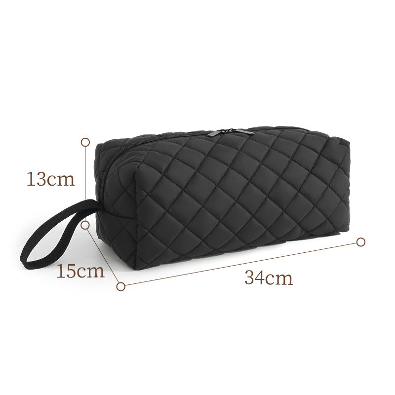 Quilted Animal Print Makeup Bag LoungeYard — product view 7