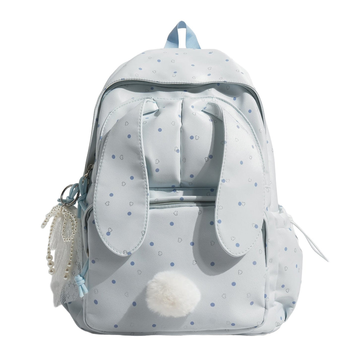 Kids' Cute Bunny-Design School Backpack LoungeYard — product view 2