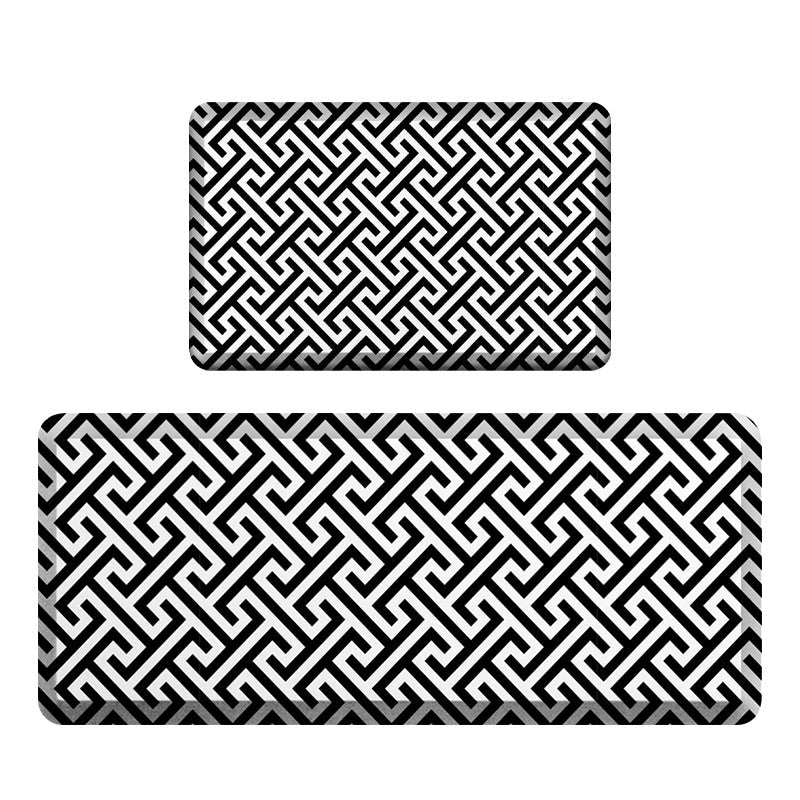 Geometric Pattern Kitchen Mat Set Bowlift — product view 7