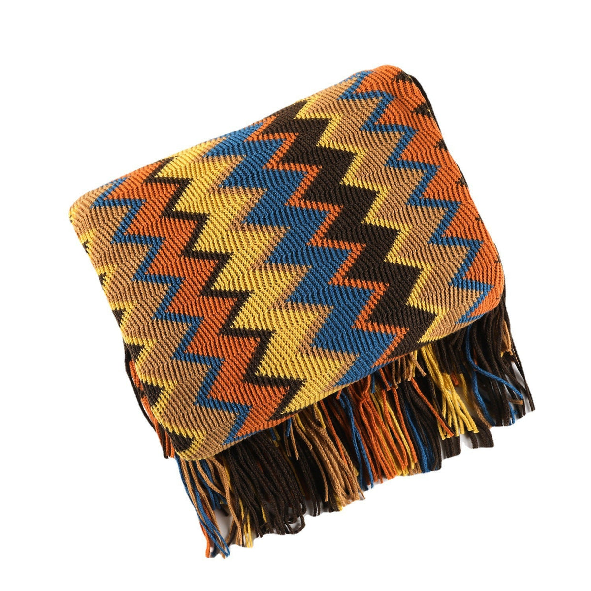 Zigzag Weave Throw Blanket LoungeYard — product view 4