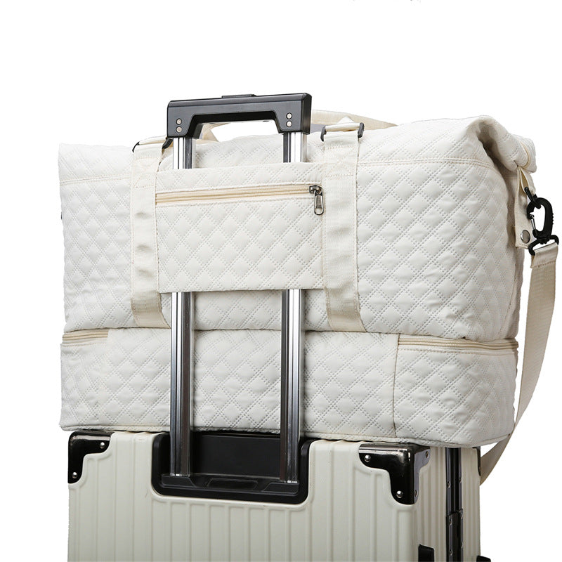 Multi-Pocket Quilted Duffle Bag — product view 4