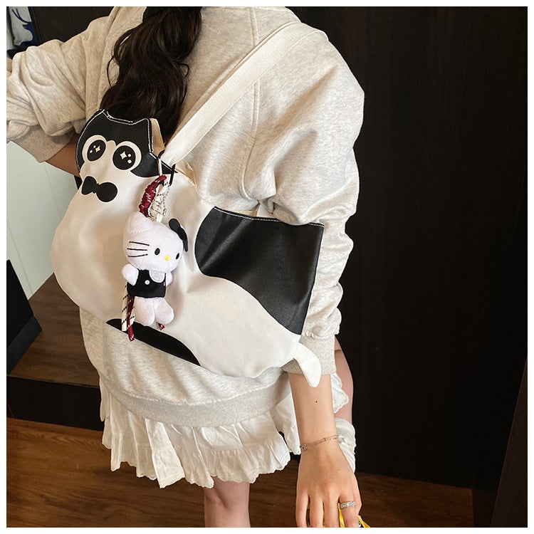 Playful Cat-Themed Shoulder Bag — product view 3
