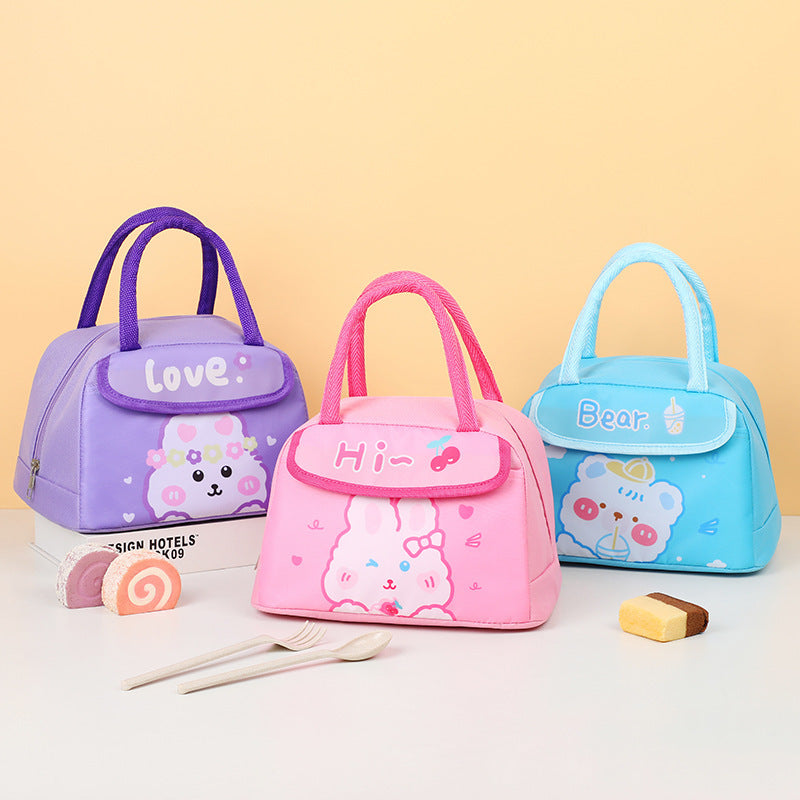 Cute Animal-Themed Insulated Lunch Bag — product view 1