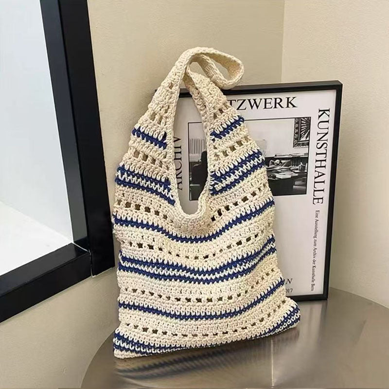 Crocheted Tote Bag with Large Interior LoungeYard — product view 4