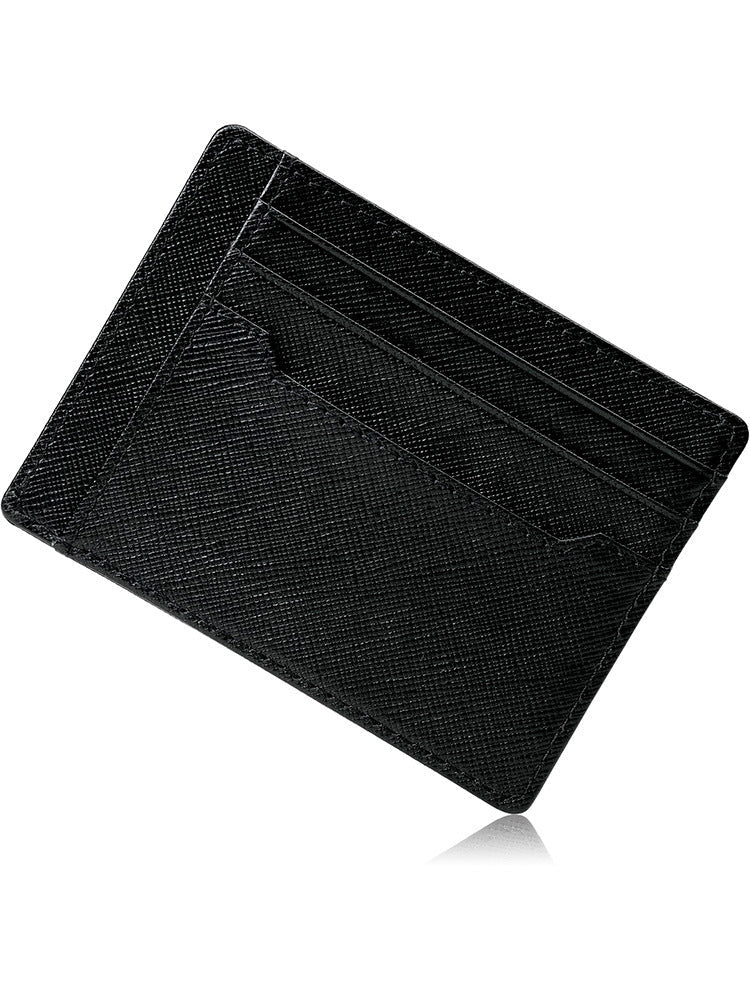Textured Leather Card Holder LoungeYard — product view 5